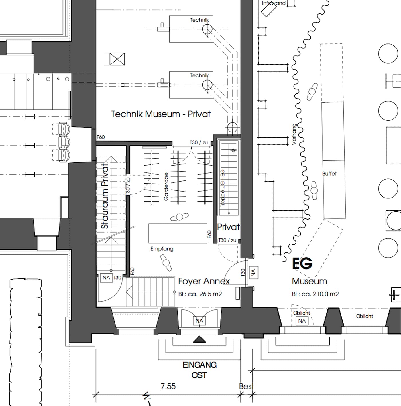 Grundriss FOYER
